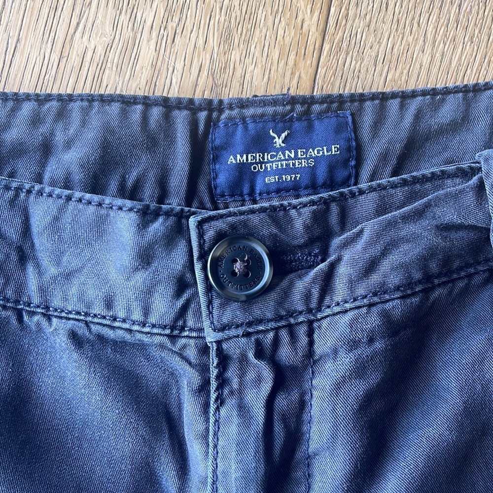 AE grey Soft shorts size 8 - Picture 3 of 6